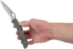 Spyderco Endura 4 Foliage Green C10PSFG Partly Serrated Couteau De Poche -Optimal Couteaux Magasin SPC10PSFG 08 spyderco