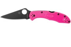 Spyderco Delica 4 Pink Black S30V C11FPPNS30VBK Pink Heals Couteau De Poche