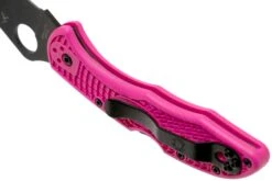 Spyderco Delica 4 Pink Black S30V C11FPPNS30VBK Pink Heals Couteau De Poche 11 Spyderco Delica 4 Pink Black S30V C11FPPNS30VBK Pink Heals Couteau De Poche -Optimal Couteaux Magasin SPC11FPPNS30VBK 05 spyderco