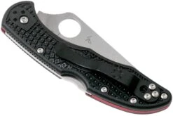 Spyderco Delica 4 Thin Red Line C11FPSBKRD Couteau De Poche -Optimal Couteaux Magasin SPC11FPSBKRD 04 spyderco