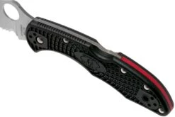 Spyderco Delica 4 Thin Red Line C11FPSBKRD Couteau De Poche -Optimal Couteaux Magasin SPC11FPSBKRD 07 spyderco