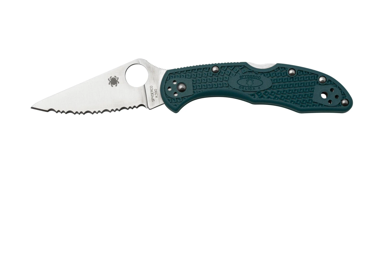 Spyderco Delica 4 K390 C11FSK390 Couteau De Poche Dentelé 1 Spyderco Delica 4 K390 C11FSK390 Couteau De Poche Dentelé