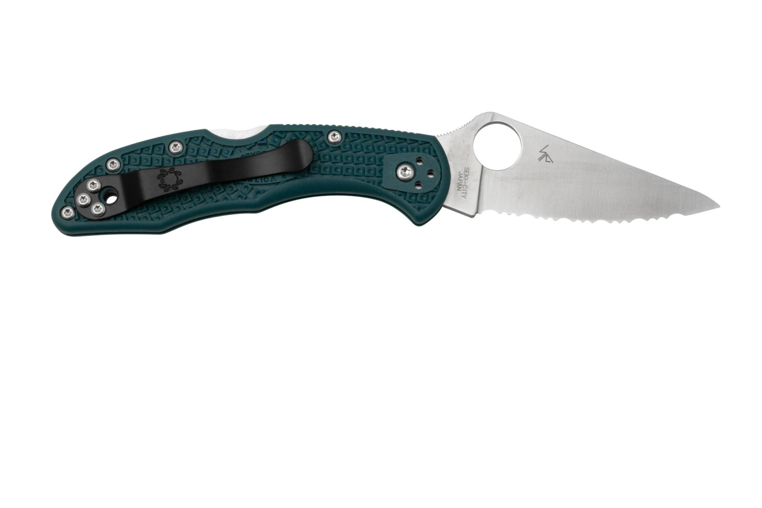 Spyderco Delica 4 K390 C11FSK390 Couteau De Poche Dentelé 2 Spyderco Delica 4 K390 C11FSK390 Couteau De Poche Dentelé – Image 2