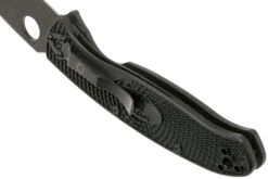 Spyderco Resilience Lightweight Black C142PBBK FRN Couteau De Poche -Optimal Couteaux Magasin SPC142PBBK 05 spyderco