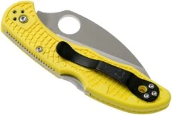 Spyderco Delica Salt 2 Wharncliffe C88PWCYL2 Couteau De Poche -Optimal Couteaux Magasin SPC88PWCYL2 04 spyderco