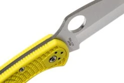 Spyderco Delica Salt 2 Wharncliffe C88PWCYL2 Couteau De Poche -Optimal Couteaux Magasin SPC88PWCYL2 06 spyderco