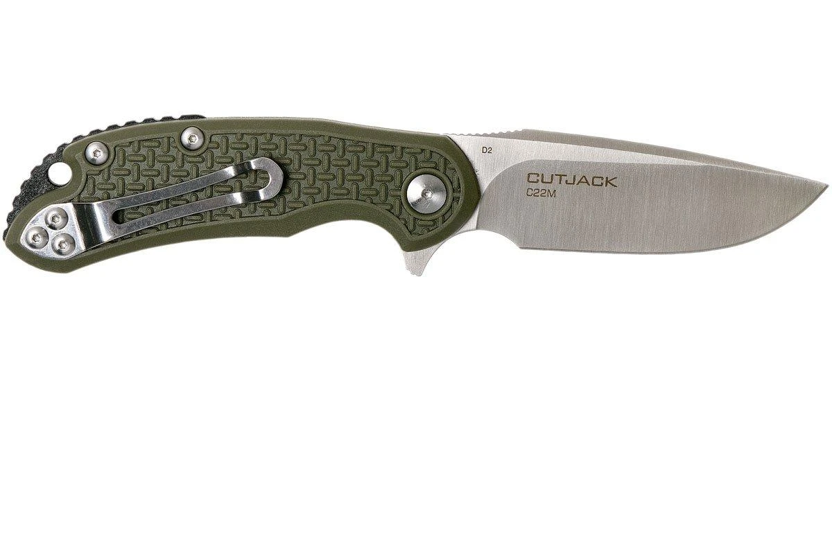 Steel Will Cutjack C22M-1OD OD Green FRN, D2 Blade Couteau De Poche 2 Steel Will Cutjack C22M-1OD OD Green FRN, D2 Blade Couteau De Poche – Image 2