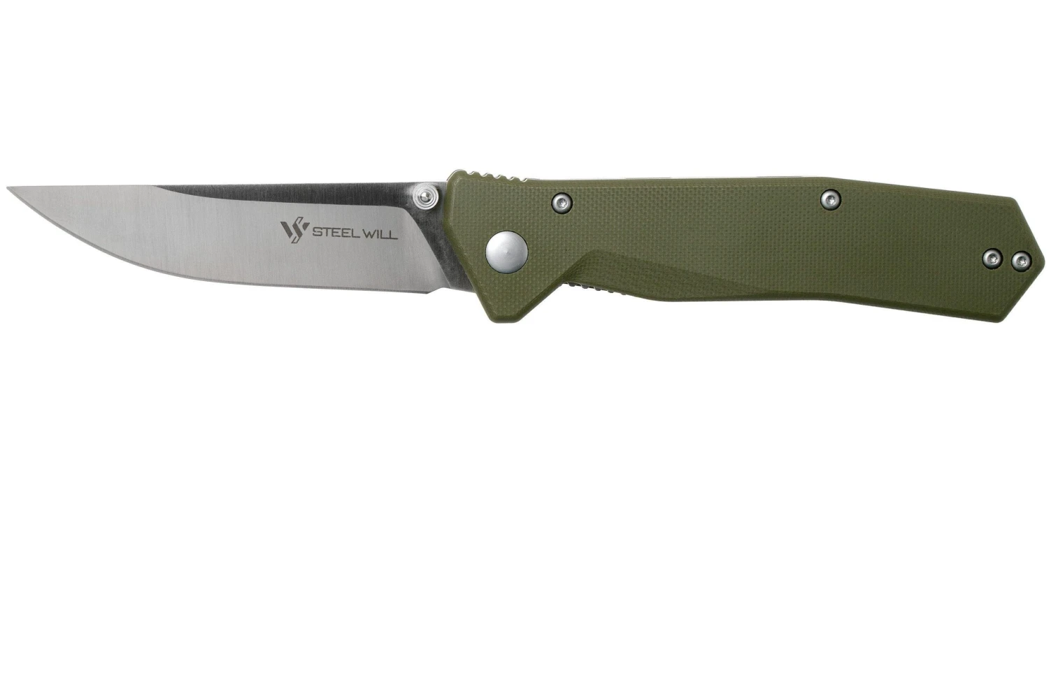 Steel Will Daitengu F11-02 OD-Green G10, Satin, Couteau De Poche 1 Steel Will Daitengu F11-02 OD-Green G10, Satin, Couteau De Poche