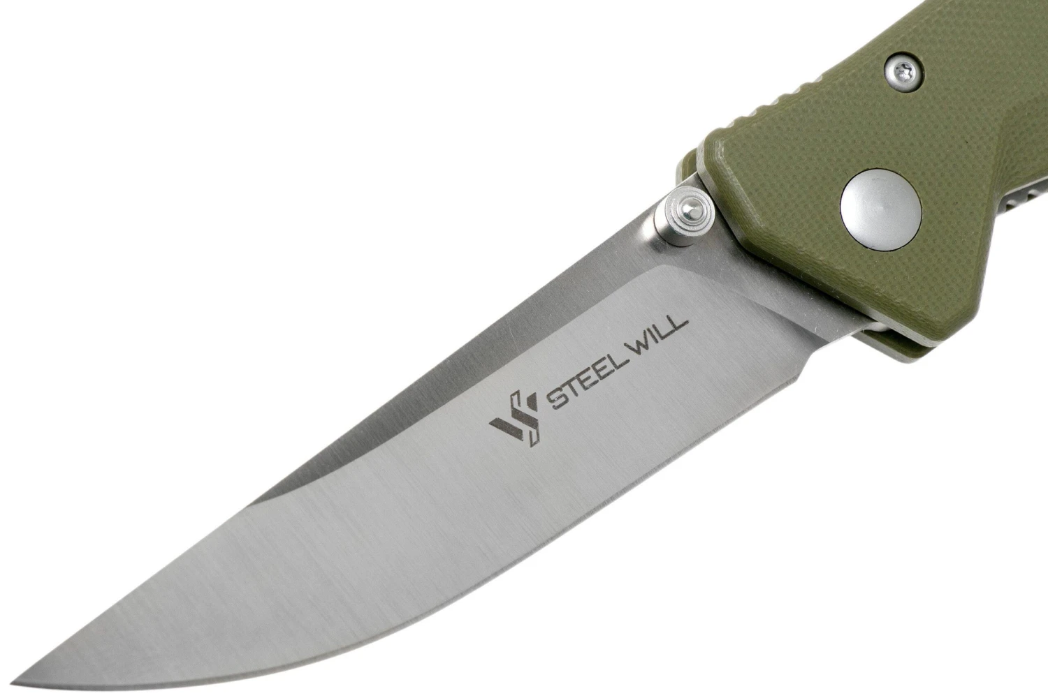 Steel Will Daitengu F11-02 OD-Green G10, Satin, Couteau De Poche 3 Steel Will Daitengu F11-02 OD-Green G10, Satin, Couteau De Poche – Image 3