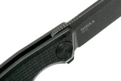Steel Will Shaula F61-08 Black, Blackwashed Couteau De Poche -Optimal Couteaux Magasin SWK F61 08 06 steel will knives