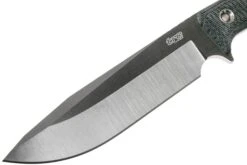 TRC Knives Apocalypse, Elmax, Black Canvas Micarta, Couteau De Survie -Optimal Couteaux Magasin TI AP MICBK 03 trc knives