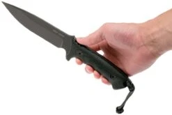 Spartan Harsey Difensa Black/Black, Black Sheath SB19BKBKNLBK -Optimal Couteaux Magasin USSB19BKBKNLBK 06 spartan blades ussb19bkbknlbk 06