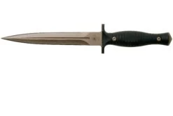 Spartan Blades George V14 Dagger Flat Dark Earth Blade, Black Handle, Dague
