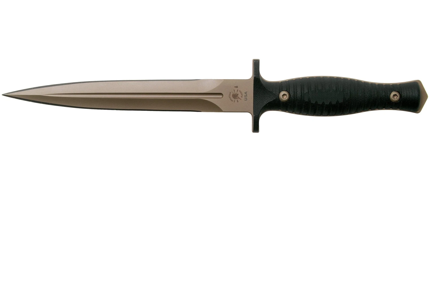 Spartan Blades George V14 Dagger Flat Dark Earth Blade, Black Handle, Dague 1 Spartan Blades George V14 Dagger Flat Dark Earth Blade, Black Handle, Dague