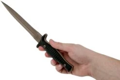 Spartan Blades George V14 Dagger Flat Dark Earth Blade, Black Handle, Dague 13 Spartan Blades George V14 Dagger Flat Dark Earth Blade, Black Handle, Dague -Optimal Couteaux Magasin USSB27DEBKKYBK 06 spartan blades