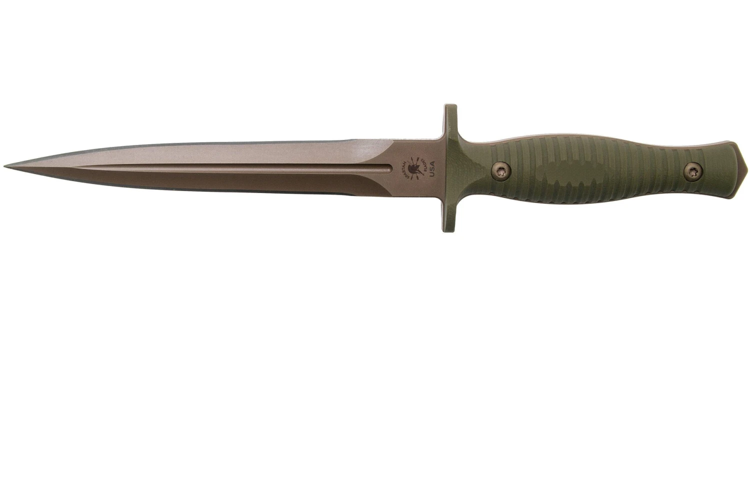 Spartan Blades George V14 Dagger FDE Blade, Olive Handle, Dague 1 Spartan Blades George V14 Dagger FDE Blade, Olive Handle, Dague