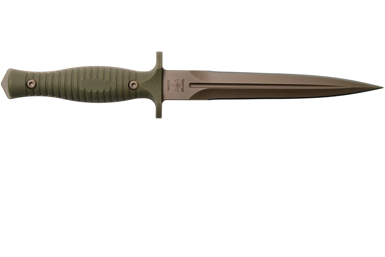Spartan Blades George V14 Dagger FDE Blade, Olive Handle, Dague 2 Spartan Blades George V14 Dagger FDE Blade, Olive Handle, Dague – Image 2