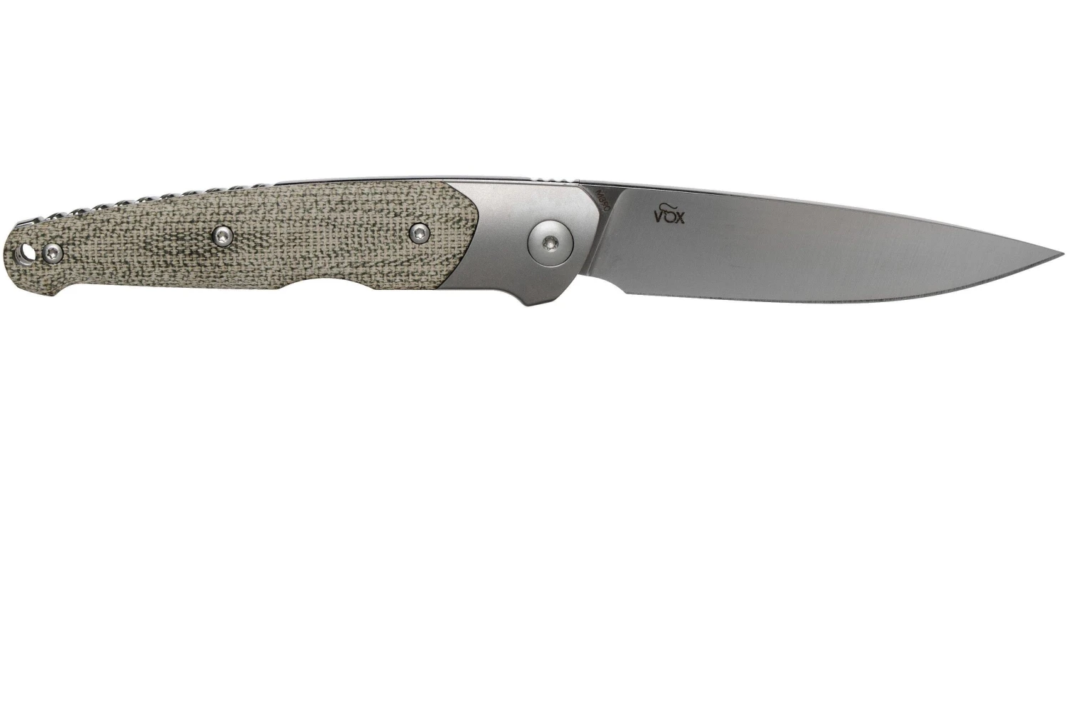 Viper Key V5978CV Bolster Green Canvas Micarta Couteau De Poche, Jesper Voxnaes Design 2 Viper Key V5978CV Bolster Green Canvas Micarta Couteau De Poche, Jesper Voxnaes Design – Image 2