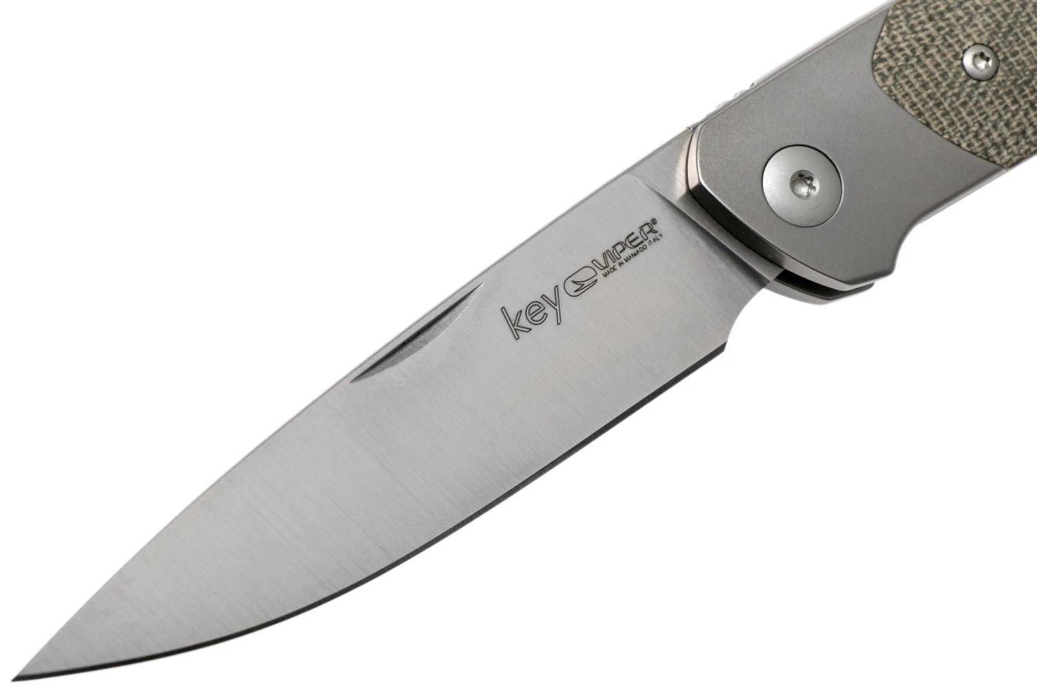 Viper Key V5978CV Bolster Green Canvas Micarta Couteau De Poche, Jesper Voxnaes Design 3 Viper Key V5978CV Bolster Green Canvas Micarta Couteau De Poche, Jesper Voxnaes Design – Image 3