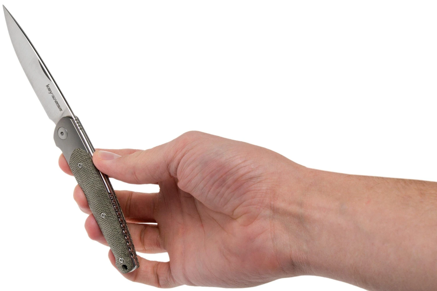 Viper Key V5978CV Bolster Green Canvas Micarta Couteau De Poche, Jesper Voxnaes Design 8 Viper Key V5978CV Bolster Green Canvas Micarta Couteau De Poche, Jesper Voxnaes Design – Image 8