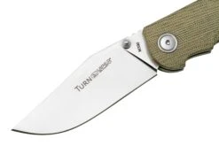 Viper Turn V5988CG Green Canvas Micarta Couteau De Poche, Fabrizio Silvestrelli Design -Optimal Couteaux Magasin VPV5988CG 03 viper