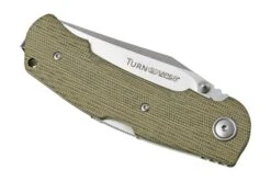 Viper Turn V5988CG Green Canvas Micarta Couteau De Poche, Fabrizio Silvestrelli Design -Optimal Couteaux Magasin VPV5988CG 06 viper