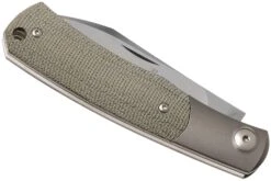 Viper Hug V5992CG Green Canvas Micarta Couteau De Poche, Sacha Thiel Design -Optimal Couteaux Magasin VPV5992CG 04 viper