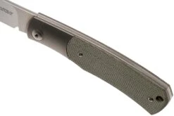 Viper Hug V5992CG Green Canvas Micarta Couteau De Poche, Sacha Thiel Design -Optimal Couteaux Magasin VPV5992CG 07 viper