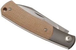Viper Hug V5992CN Natural Canvas Micarta Couteau De Poche, Sacha Thiel Design -Optimal Couteaux Magasin VPV5992CN 04 viper