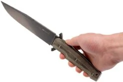 Viper Fate VT 4005 SWCV Stonewashed, Green Micarta, Couteau Fixe -Optimal Couteaux Magasin VPVT4005SWCV 08 viper fate vt vpvt4005swcv 08