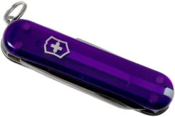 Victorinox Classic SD Translucent Colors, Persian Indigo 0.6223.T29G Couteau Suisse -Optimal Couteaux Magasin VT0 6223 T29G 04 victorinox