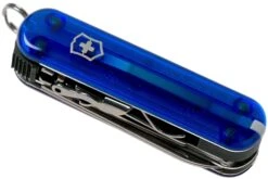Victorinox Nail Clip 580 Bleu Transparent 0.6463.T2 Couteau Suisse -Optimal Couteaux Magasin VT0 6463 T2 04 victorinox