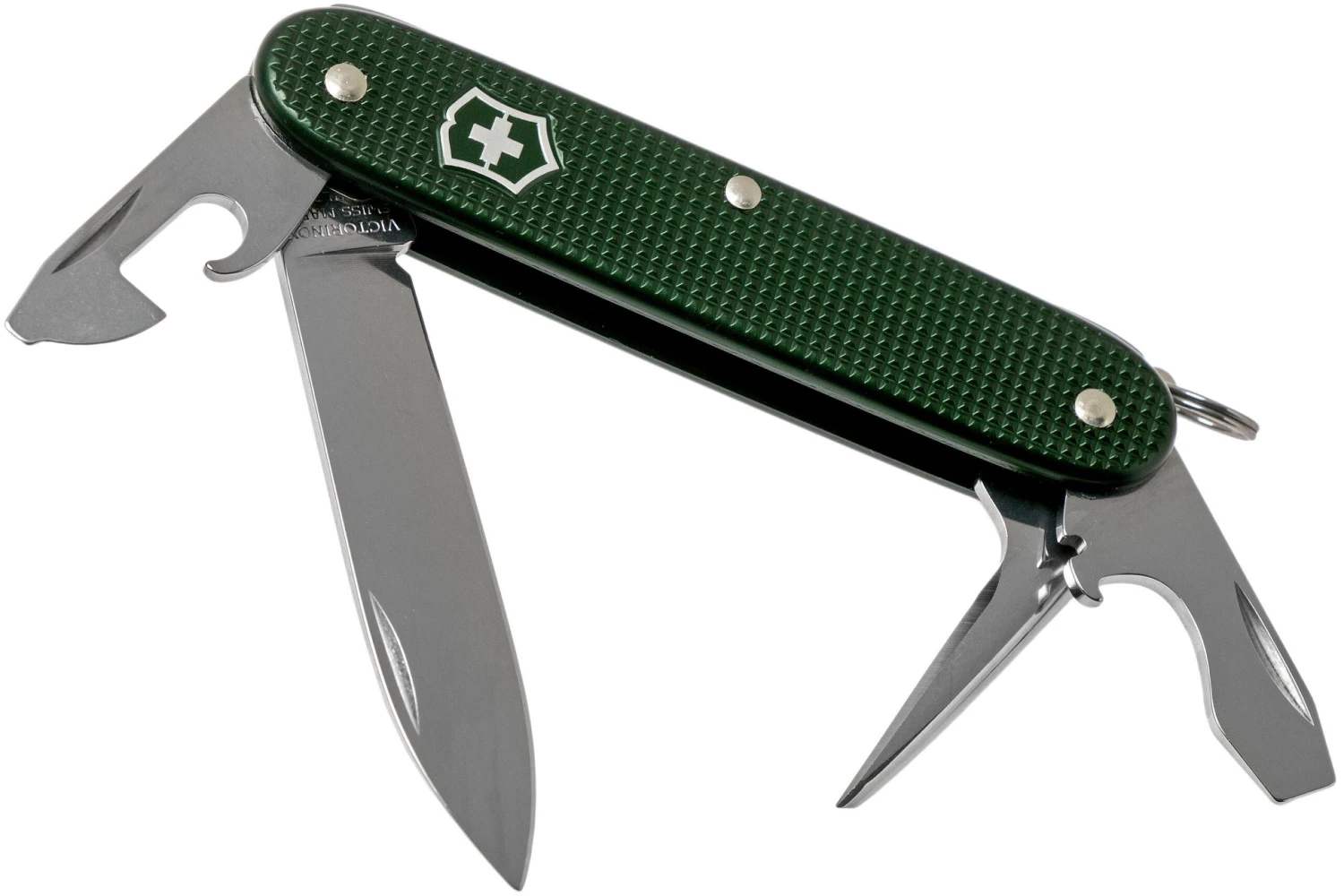 Victorinox Pioneer Alox Green 0.8201.24R4.KTE1 Knivesandtools Edition, Couteau Suisse 1 Victorinox Pioneer Alox Green 0.8201.24R4.KTE1 Knivesandtools Edition, Couteau Suisse