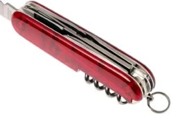 Victorinox Climber Rouge Transparent 1.3703.T Couteau Suisse -Optimal Couteaux Magasin VT1 3703 T 04 victorinox vt1 3703 t 04