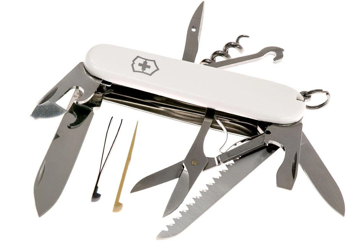 Victorinox Huntsman Blanc 1.3713.7 Couteau Suisse 1 Victorinox Huntsman Blanc 1.3713.7 Couteau Suisse