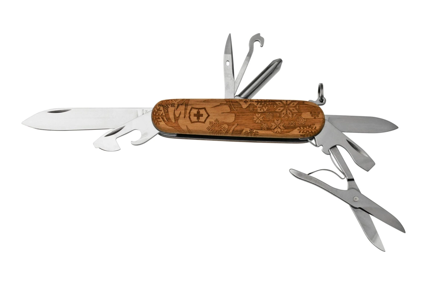 Victorinox Super Tinker Wood 1-4701-63E1 Winter Magic 2022 Special Edition, Couteau Suisse 1 Victorinox Super Tinker Wood 1-4701-63E1 Winter Magic 2022 Special Edition, Couteau Suisse