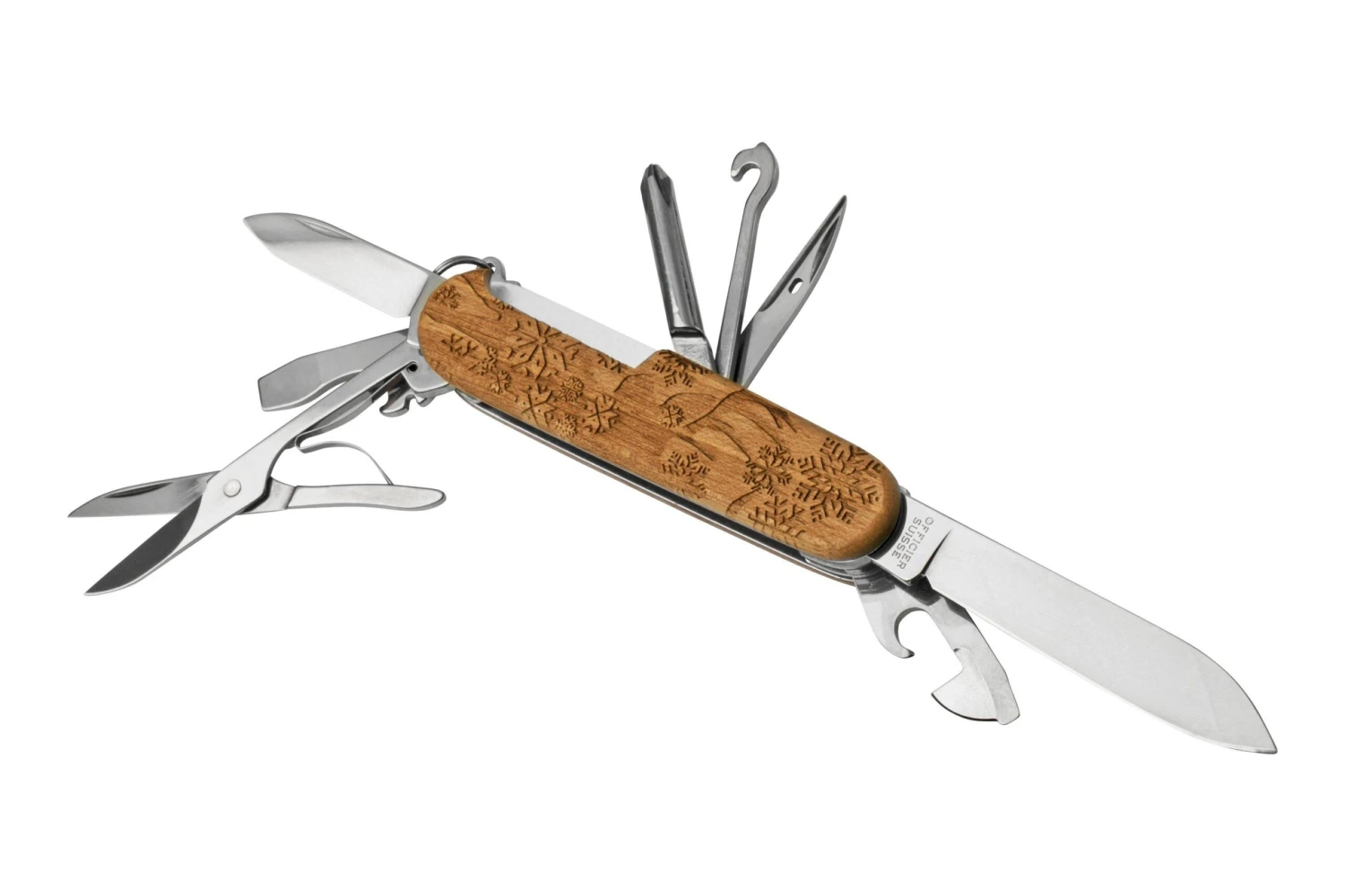Victorinox Super Tinker Wood 1-4701-63E1 Winter Magic 2022 Special Edition, Couteau Suisse 2 Victorinox Super Tinker Wood 1-4701-63E1 Winter Magic 2022 Special Edition, Couteau Suisse – Image 2