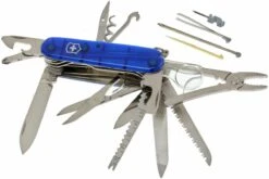 Victorinox Swisschamp Transparent Bleu 1.6795.T2 Couteau Suisse