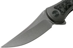 WE Knife Mini Synergy 2011DCF-A Shredded Carbonfiber Couteau De Poche, Jim O'Young Design -Optimal Couteaux Magasin WK2011CF A 03 we knife