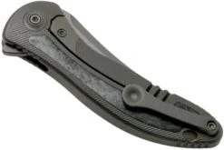 WE Knife Mini Synergy 2011DCF-A Shredded Carbonfiber Couteau De Poche, Jim O'Young Design -Optimal Couteaux Magasin WK2011CF A 04 we knife