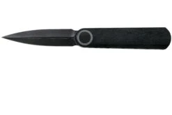 WE Knife Eidolon Dagger, Integral Black G10 WE19074B-B Couteau De Poche, Justin Lundquist Design