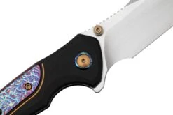 WE Knife Ziffius, WE22024D-2 Limited Edition, Integral Flamed Titanium Spacer, CPM 20CV Couteau De Poche -Optimal Couteaux Magasin WKWE22024D 2 05 weknife