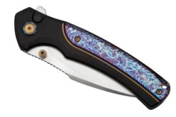 WE Knife Ziffius, WE22024D-2 Limited Edition, Integral Flamed Titanium Spacer, CPM 20CV Couteau De Poche -Optimal Couteaux Magasin WKWE22024D 2 06 weknife