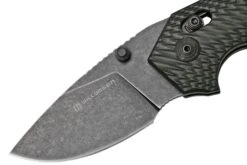 Willumsen Red E, RE21AOD Acid Green & Black, Couteau De Poche -Optimal Couteaux Magasin WNRE21AOD 03 willumsen