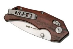Willumsen Red E, RE21SRW Stonewashed, Rosewood Couteau De Poche -Optimal Couteaux Magasin WNRE21SRW 04 willumsen