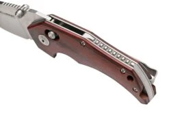 Willumsen Red E, RE21SRW Stonewashed, Rosewood Couteau De Poche -Optimal Couteaux Magasin WNRE21SRW 07 willumsen