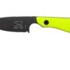 White River Knives M1 Backpacker Pro Yellow G10, Black Ionbond Couteau Fixe, étui Kydex