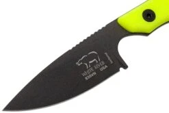 White River Knives M1 Backpacker Pro Yellow G10, Black Ionbond Couteau Fixe, étui Kydex -Optimal Couteaux Magasin WRBP PRO CBI THV 03 white river knives