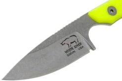 White River Knives M1 Backpacker Pro Yellow G10 Couteau Fixe, étui Kydex -Optimal Couteaux Magasin WRBP PRO THV 03 white river knives