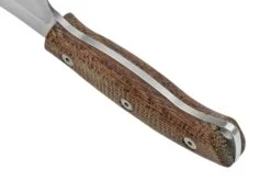 White River Camp Cleaver WRCC55-BNA Natural Burlap Micarta, Couteau De Camping -Optimal Couteaux Magasin WRCC55 BNA 04 whiteriver
